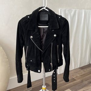 Blank NYC suede moto jacket